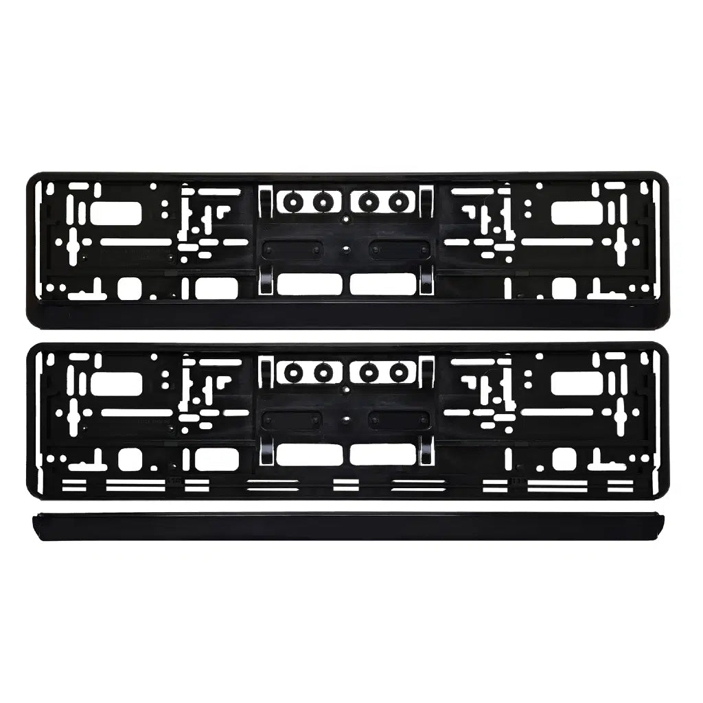 Number Plate Holder - Gloss Black x2