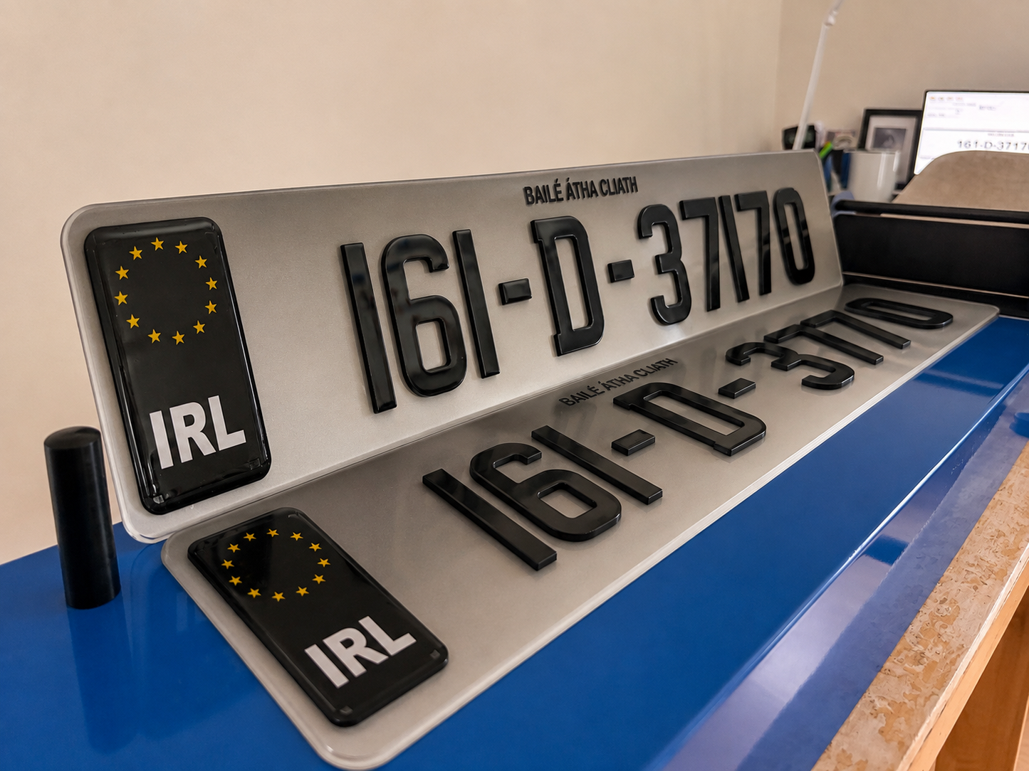 Tinted Faded 4D Plates 70mm x2