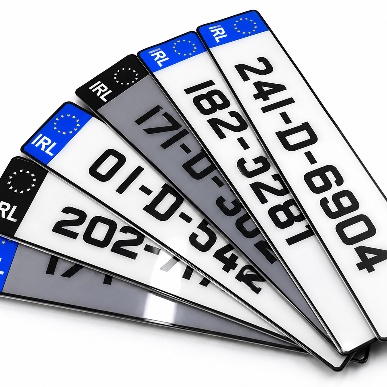 2D Printed Number Plates