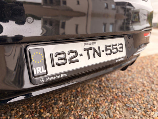 3D Metro Gel Plates with Gel IRL - Number Plates 50mm (x2)