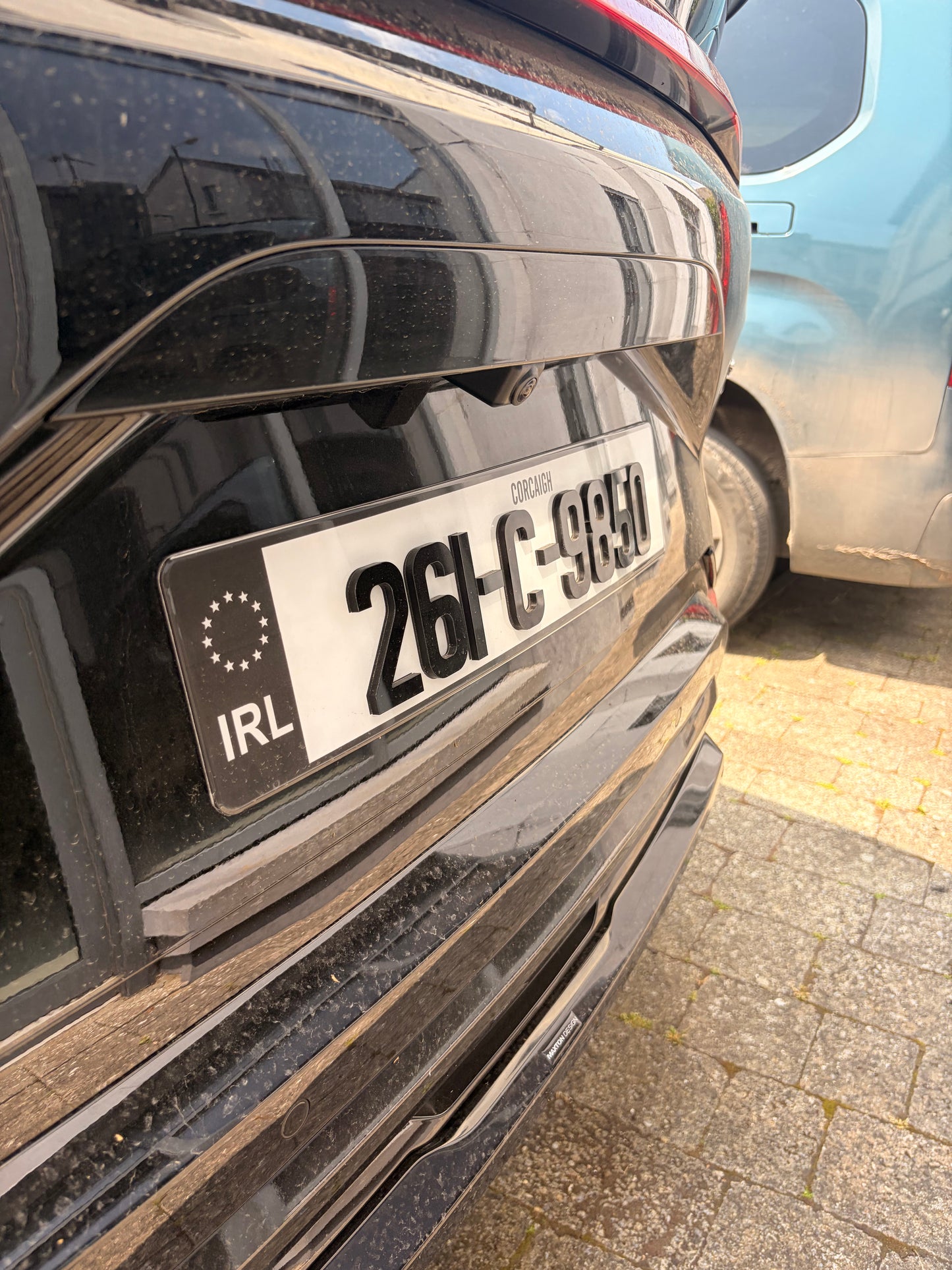 4D Number Plates  - Number Plates 70mm (x2)