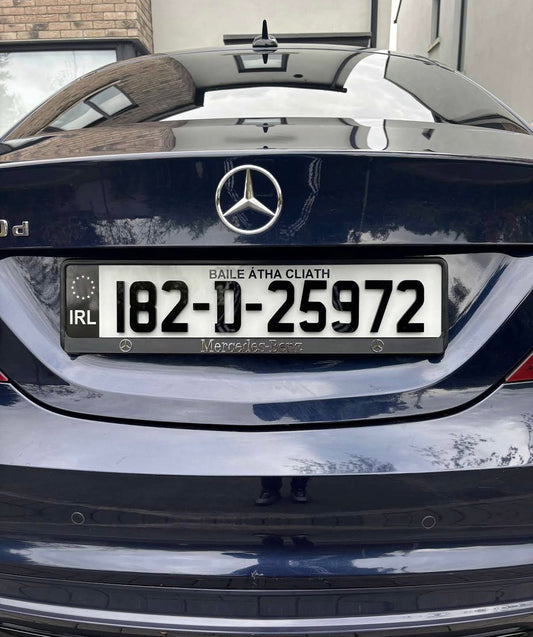 4D Number Plates  - Number Plates 70mm (x2)