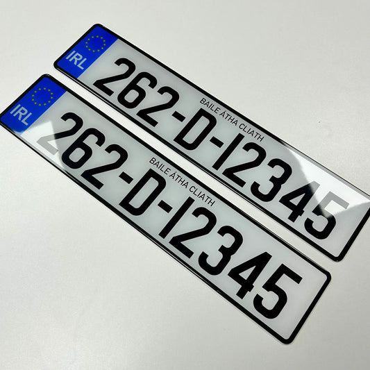 2D NCT Plate - Number Plates (x2)