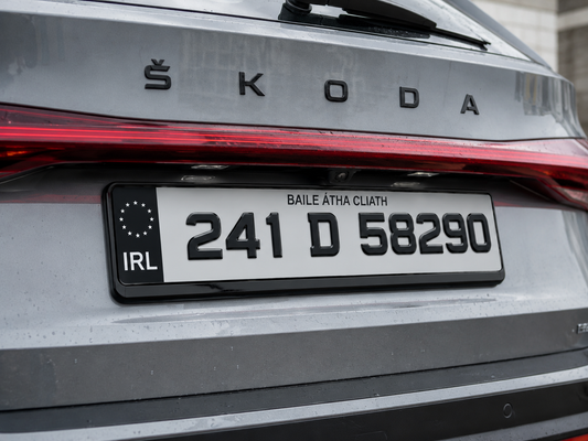 3D Metro Gel Plates - Number Plates 50mm (x2)