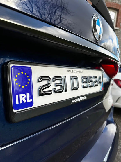 3D Metro Gel Plates with Gel IRL - Number Plates 50mm (x2)