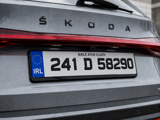 3D Metro Gel Plates - Number Plates 50mm (x2)