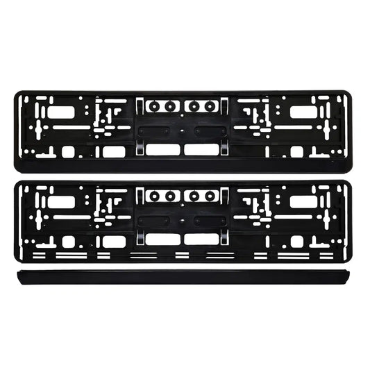 Number Plate Holder - Gloss Black  x2