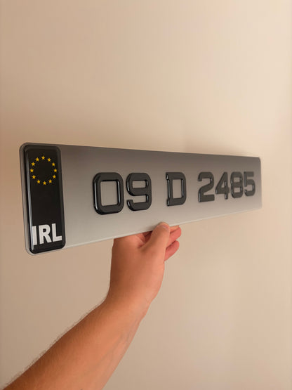 Tinted Faded 3D Metro Gel Plates 50mm x2