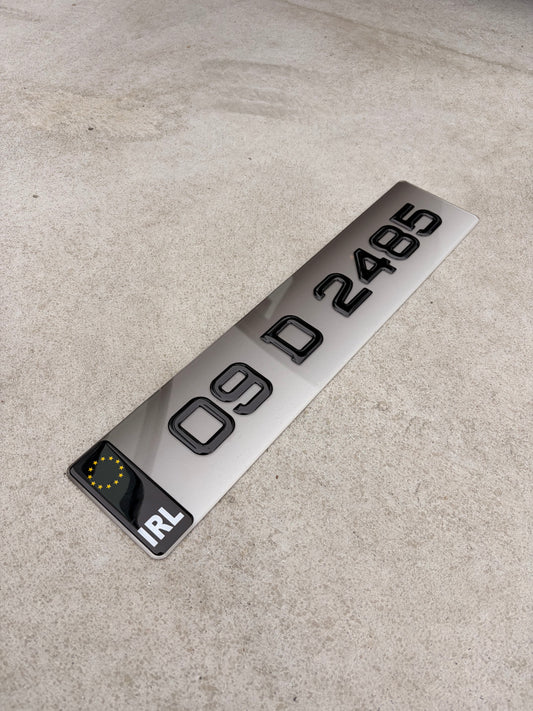 Tinted Faded 3D Metro Gel Plates 50mm x2