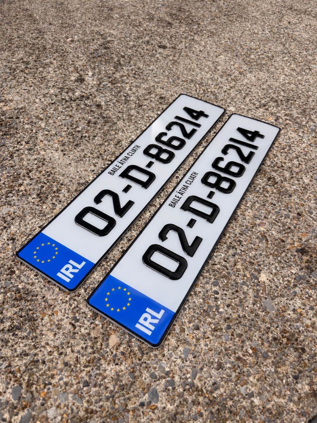 3D Gel NCT - Number Plates (x2)