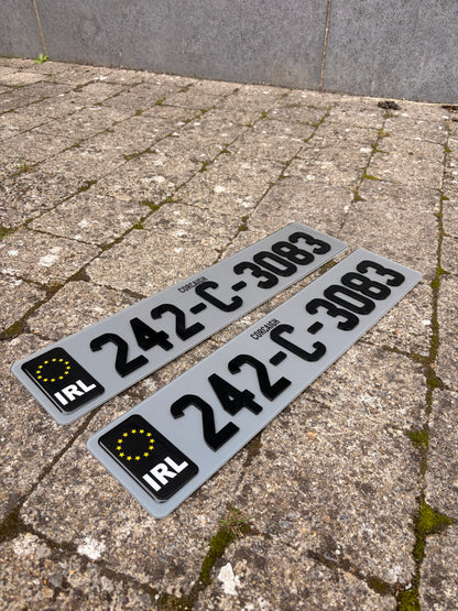Tinted 4D Plates 70mm x2