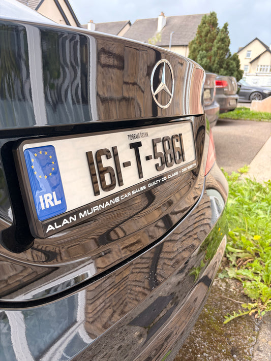 4D Number Plates with Gel IRL  - Number Plates 70mm (x2)